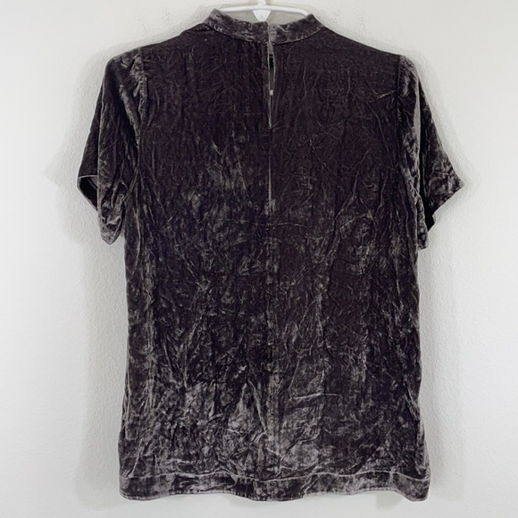 Madewell Velvet Silk Blend Choker Top - Picture 8 of 12